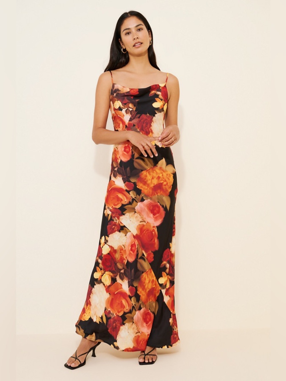 Resa Margot Maxi Dress - Floral Brown